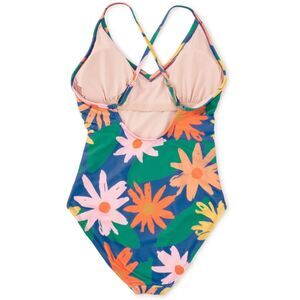 Tea Collection Women's One Piece Floral Swimsuit, Large (D2)